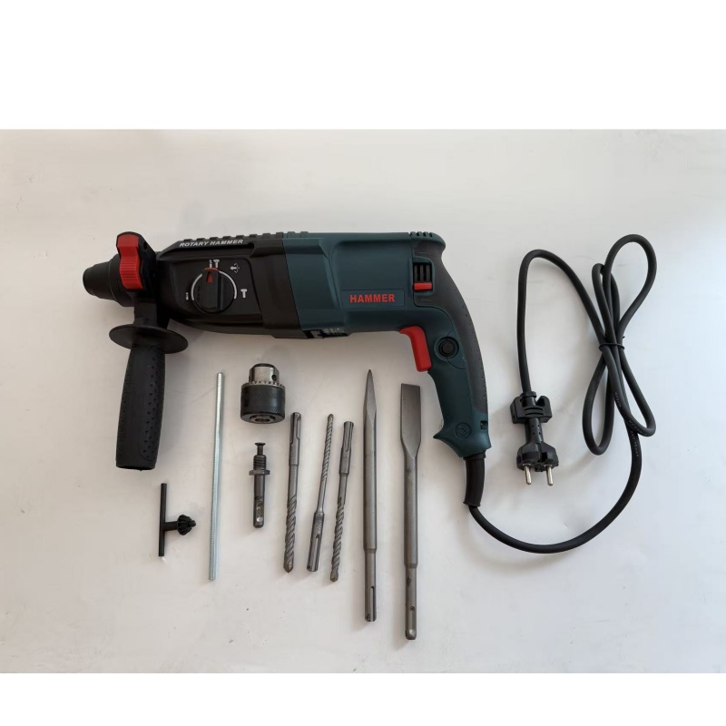 Rotary Hammer Drill Sds Plus 800W - Martelo rotativo elétrico de 4 funções,