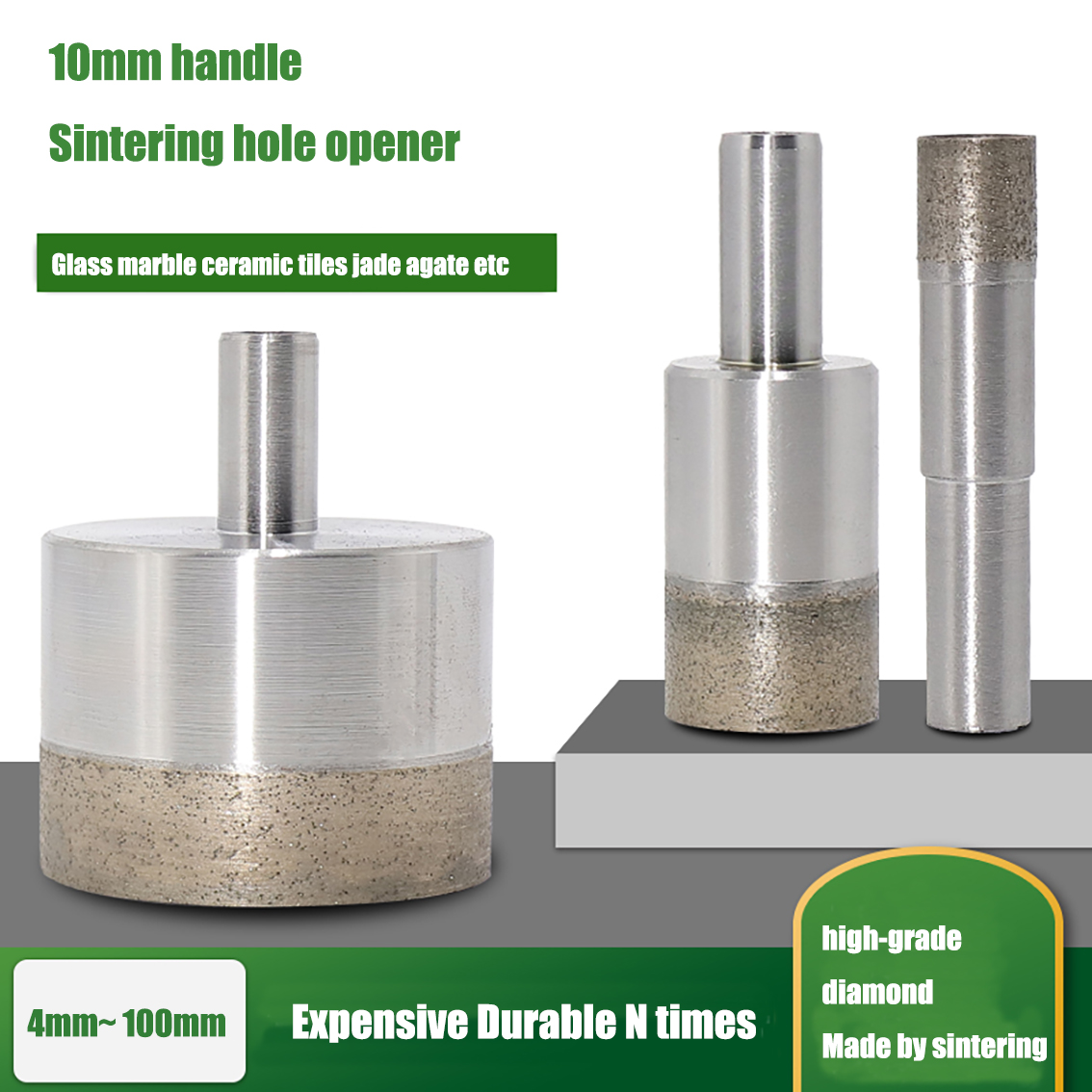 Core Drill Bit Diamond 100Mm - 1 pçs diamante pó sinterizado brocas