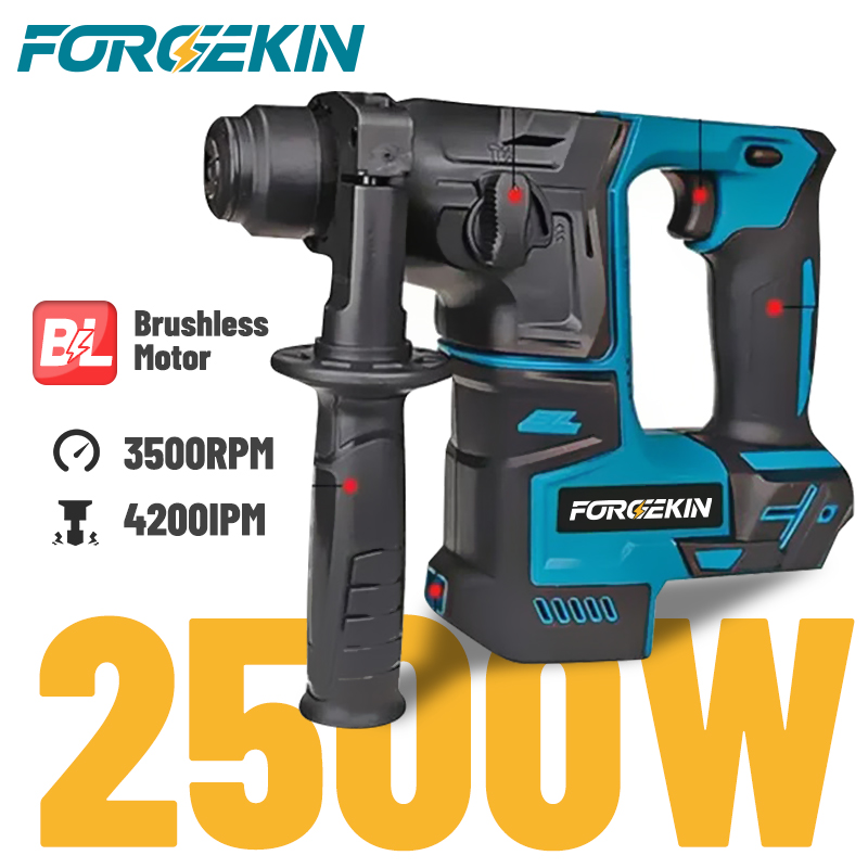 Cordless Rotary Hammer 20V Brushless - Furadeira de Impacto Elétrica Sem Escovas