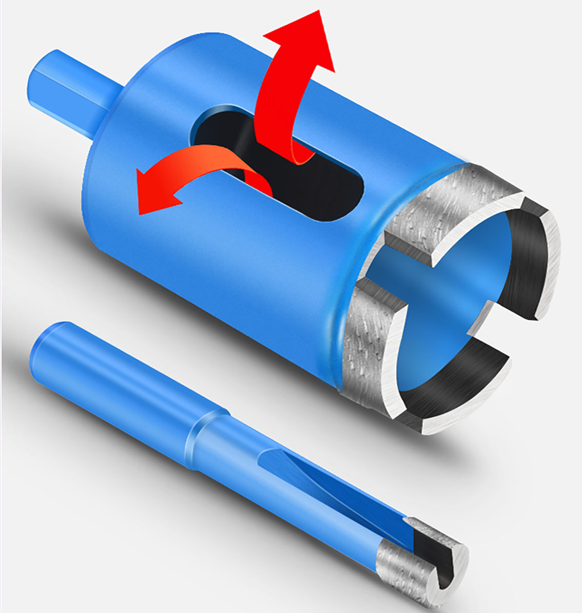 Core Drill Bit Diamond 100Mm - Diamond Hole Saw Core Broca para