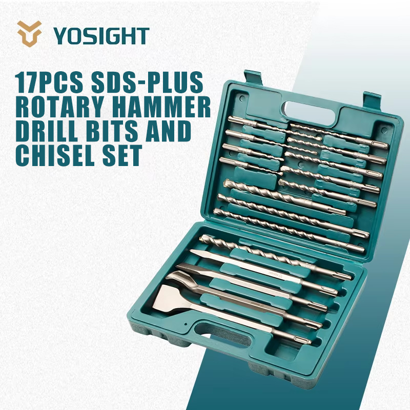 Sds Plus Drill Bit Set 17Pcs - Conjunto de 17 Peças de Brocas
