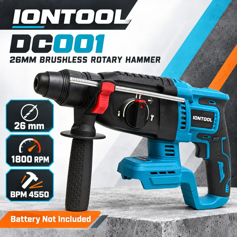 Rotary Hammer Drill 26Mm - Furadeira rotativa sem fio IONTOOL para