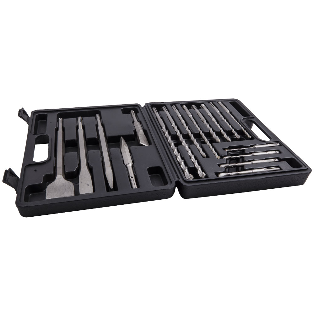 Sds Plus Drill Bit Set 17Pcs - Conjunto de 17 Peças de Brocas