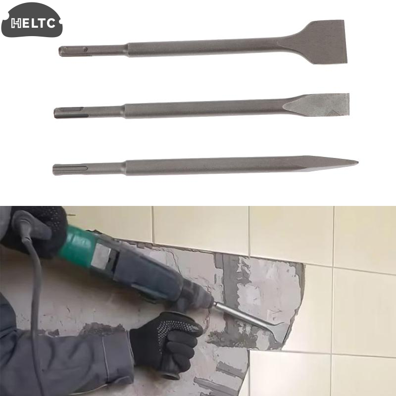 Rotary Hammer Chisel Bit Flat - Conjunto de 3 Peças de Cinzéis