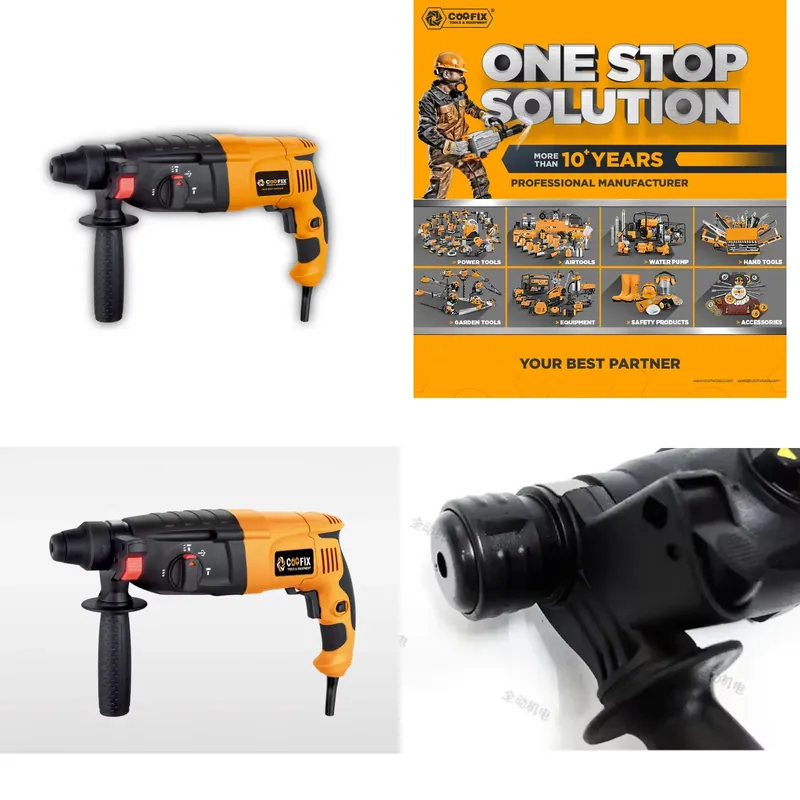 Rotary Hammer Drill 26Mm - 【CHIMU HOME】 Furadeira Rotativa de 850W