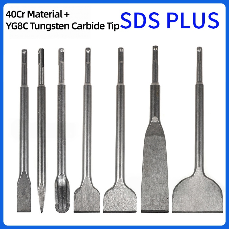 Conjunto de Cinzéis SDS Plus 2 - Rotary Hammer Chisel Bit Flat avaliação e preço