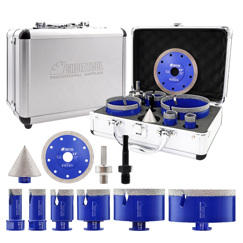 Conjunto de 10 Peças de Broca  - Core Drill Bit Diamond 100Mm avaliação e preço
