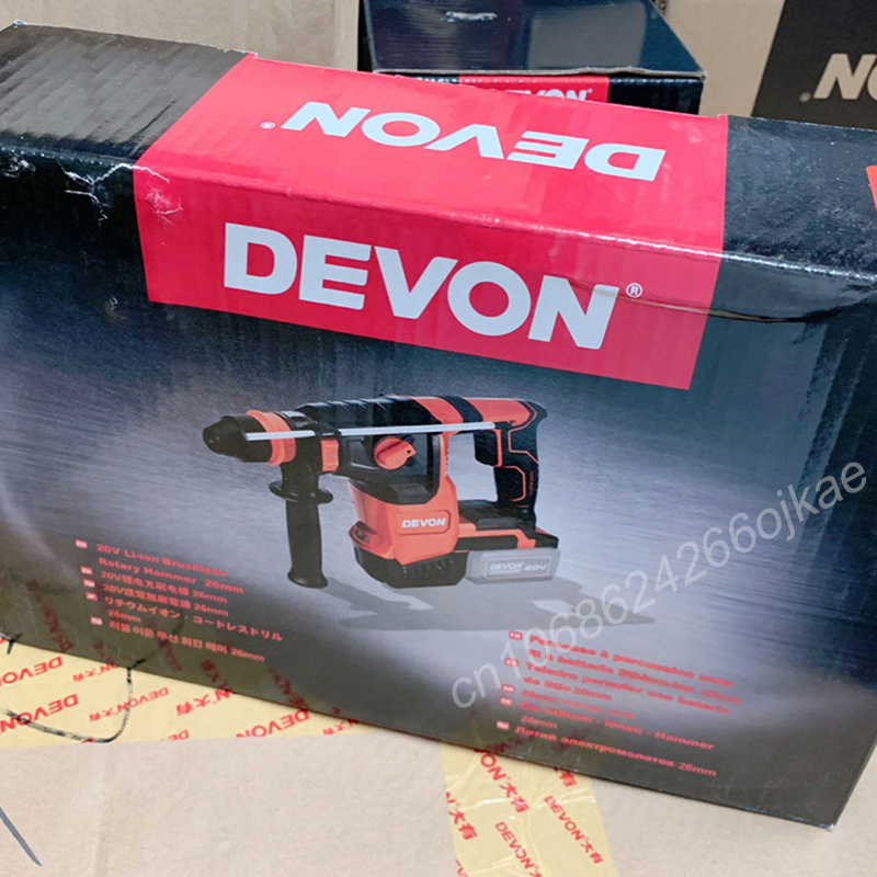 Martelo Rotativo Sem Fio Devon - Cordless Rotary Hammer 20V Brushless avaliação e preço