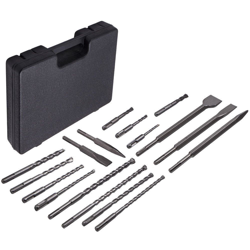 17 unidades SDS Plus Broca de  - Sds Plus Drill Bit Set 17Pcs avaliação e preço