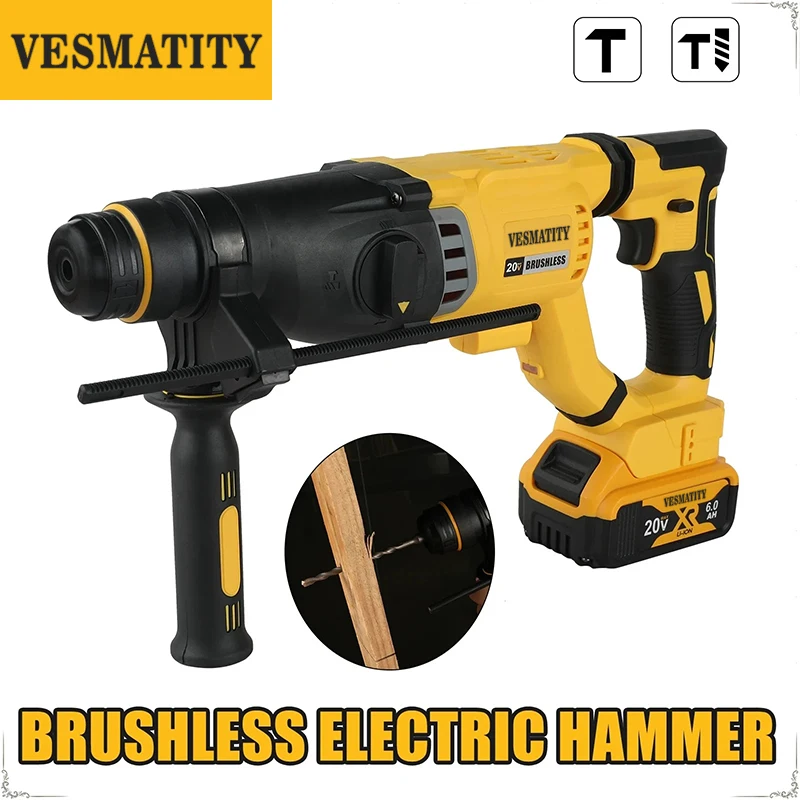 Furadeira Rotativa Elétrica Se - Cordless Rotary Hammer 20V Brushless avaliação e preço