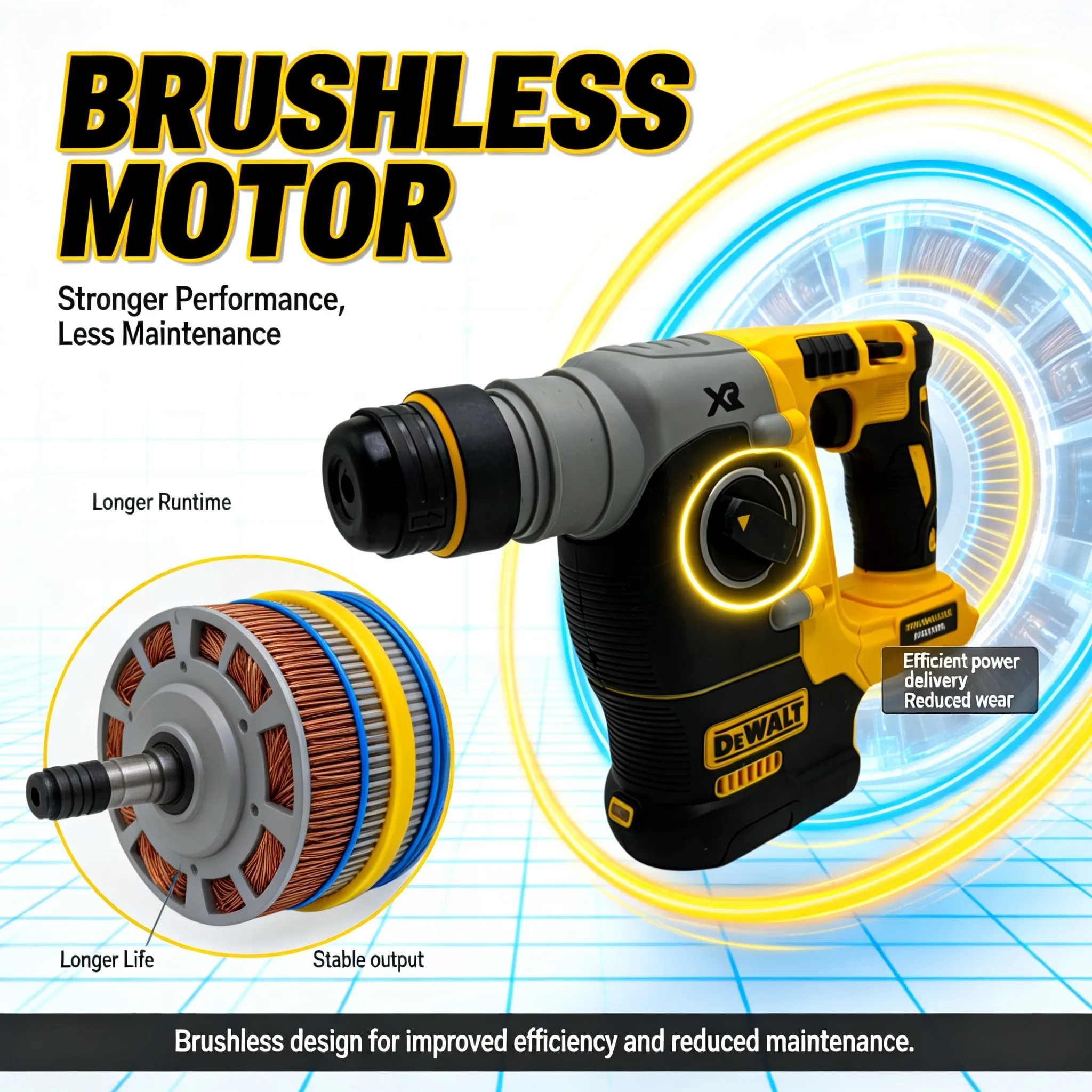 DEWALT Nova Furadeira Rotativa - Cordless Rotary Hammer 20V Brushless avaliação e preço