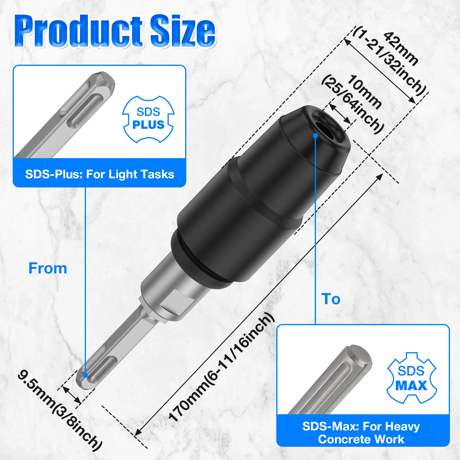 Adaptador sds-plus para sds-ma - Sds Plus Chuck Adapter avaliação e preço