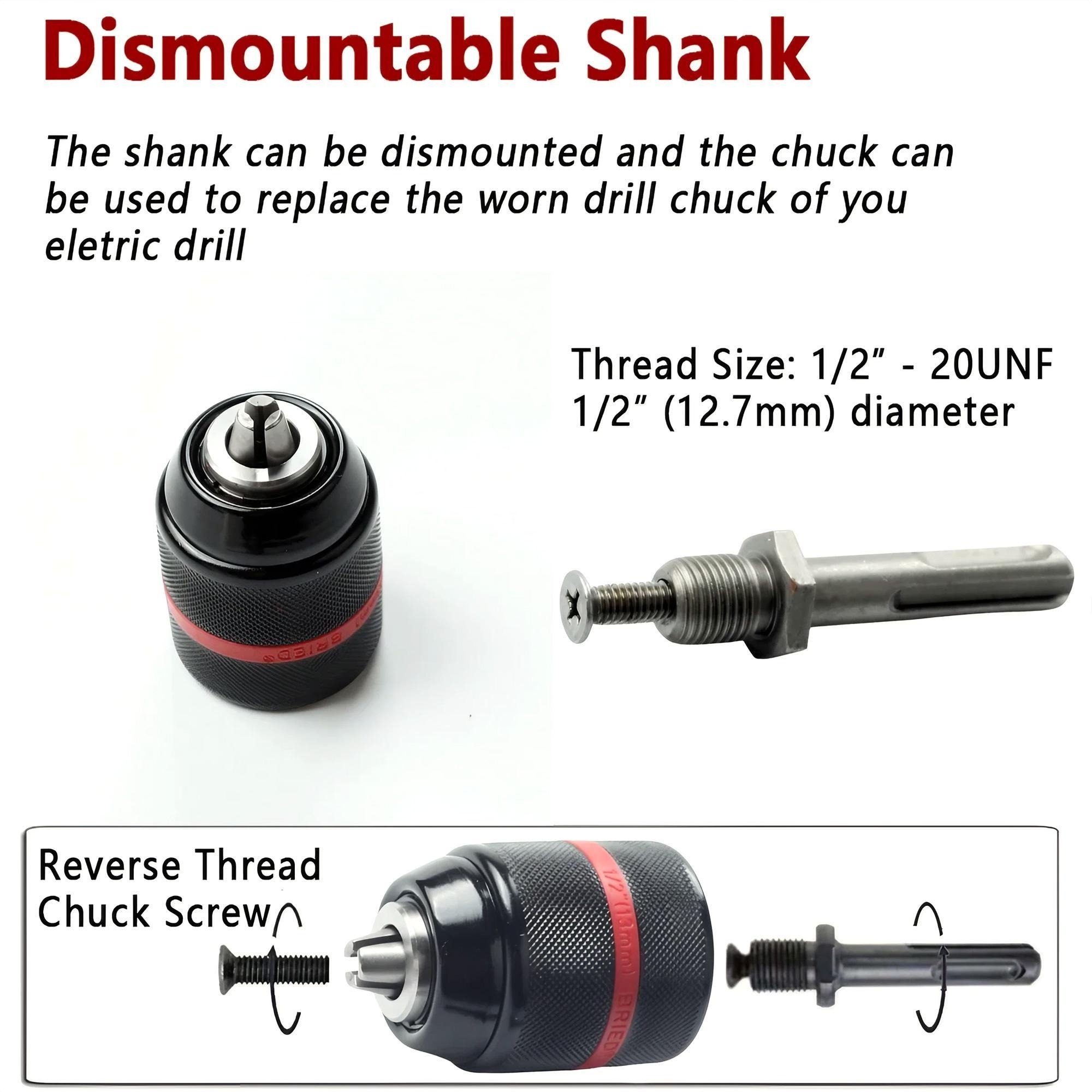 Mandril de Aperto Rápido para  - Sds Plus Chuck Adapter avaliação e preço