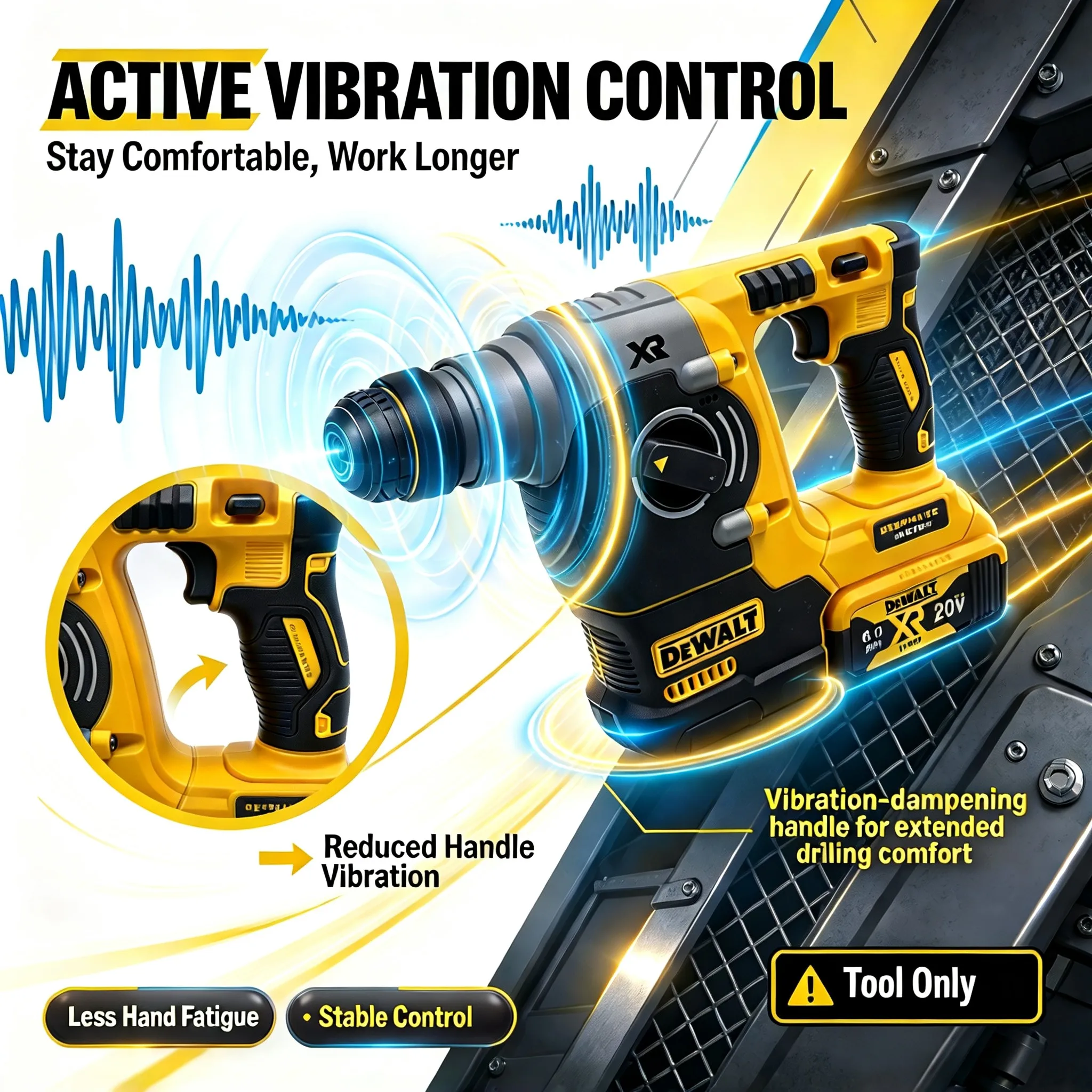 Martelo Perfurador Rotativo de - Cordless Rotary Hammer 20V Brushless avaliação e preço