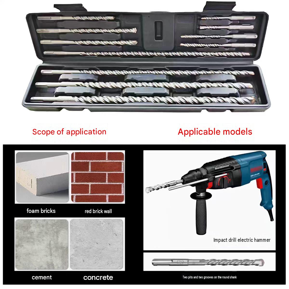 Conjunto de Brocas e Cinzéis S - Rotary Hammer Chisel Bit Flat avaliação e preço