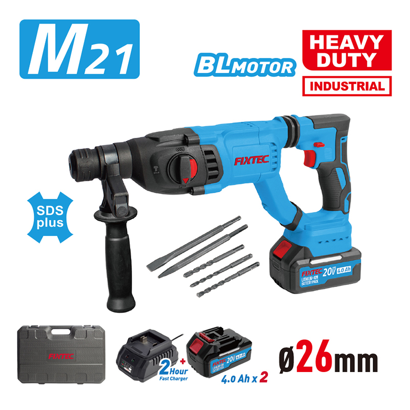 Furadeira Rotativa Sem Fio Pro - Rotary Hammer Drill 26Mm avaliação e preço