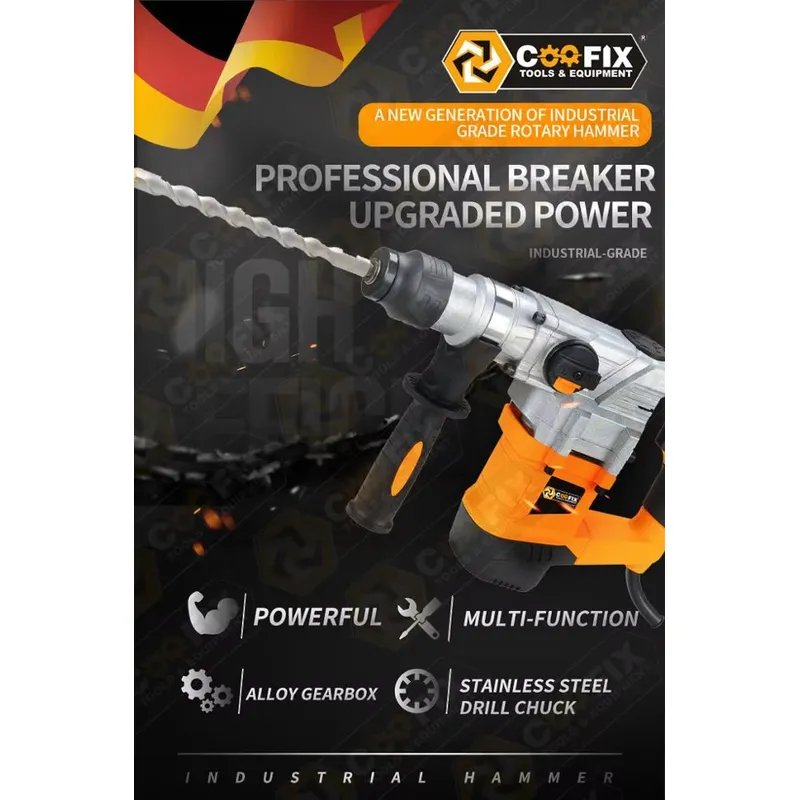 【CHIMU HOME】 Furadeira Rotativ - Rotary Hammer Drill 26Mm avaliação e preço