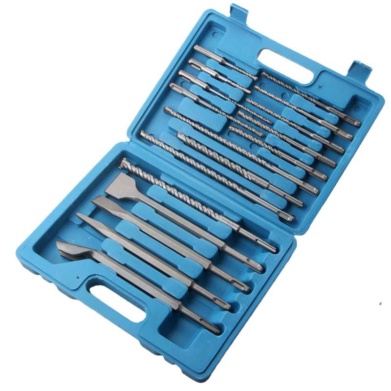 17 pçs/set martelo elétrico sd - Sds Plus Drill Bit Set 17Pcs avaliação e preço